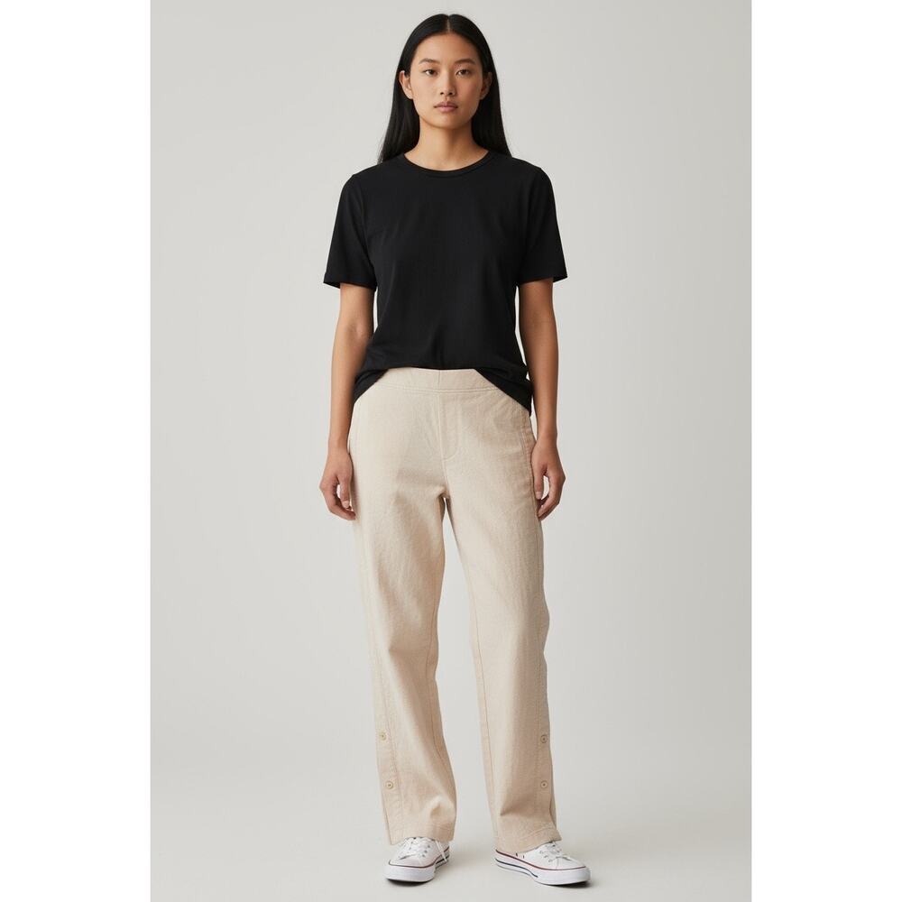 Frank & Eileen Back Patch Pocket Mid-Rise Pull-On Pant Pink Size XS NWOT